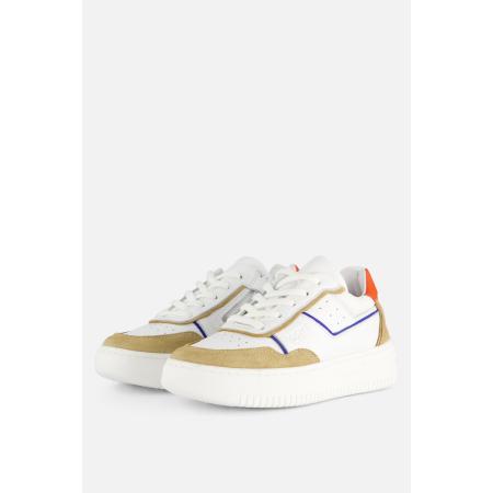 Giga Sneakers wit Leer