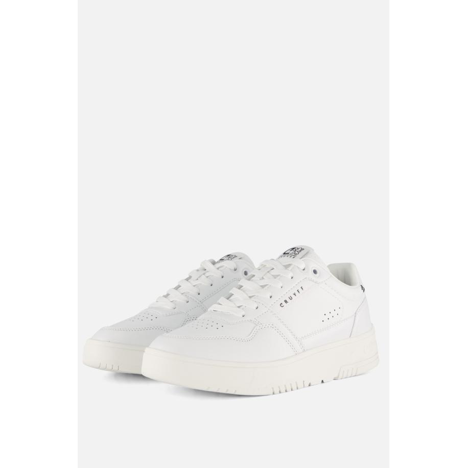 Cruyff Endorsed Sport Sneakers wit Leer Wit