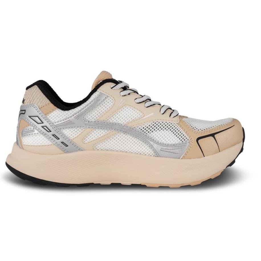 Woden WODEN Sneakers laag Freja Runner sand / lichtbeige / zilvergrijs / wit -