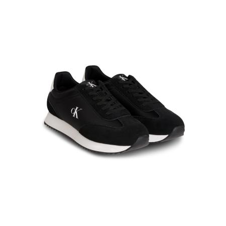 Calvin Klein Calvin Klein Jeans Sneakers laag RETRO RUNNER LACE UP NY-SU zwart / wit