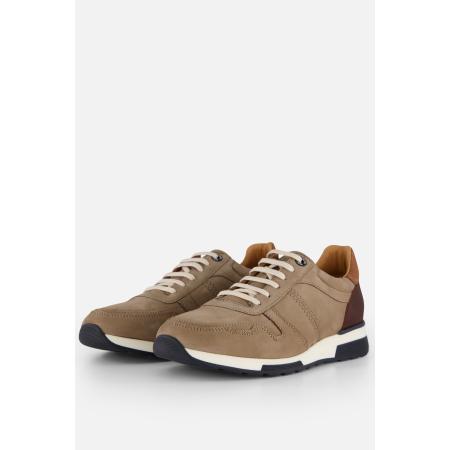 Van Lier Positano Sneakers taupe Leer