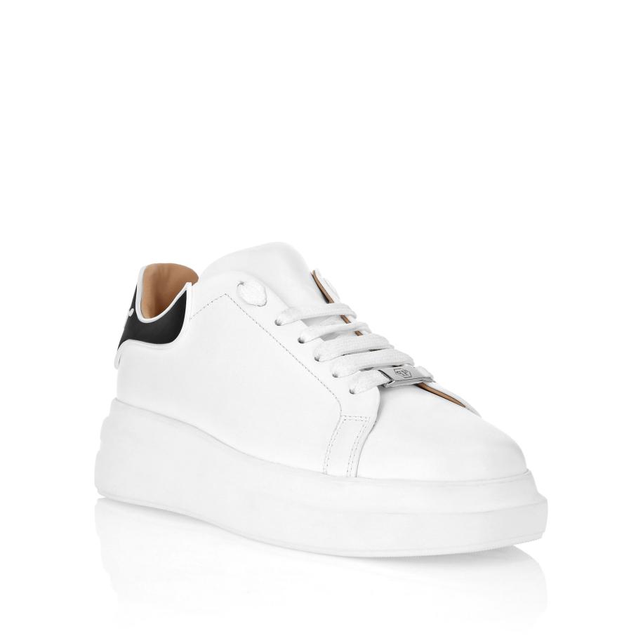 Philipp Plein Sneakers laag zwart / wit Wit