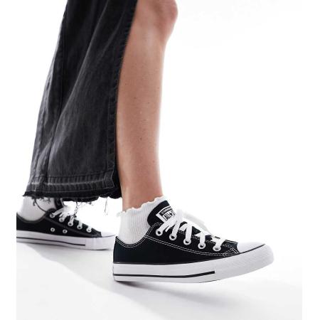 Converse Chuck Taylor - All Star Ox - Sneakers met brede pasvorm in zwart