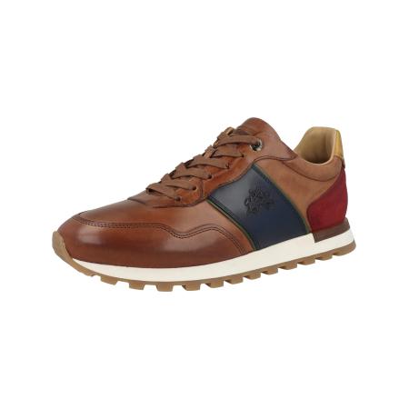 La Martina La Martina Sneakers laag donkerblauw / karamel / mosterd / groen / karmijnrood