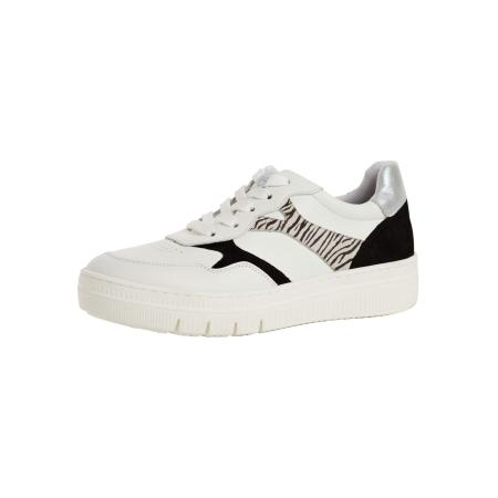 Tamaris Sneakers laag crème / zwart / zilver / wit