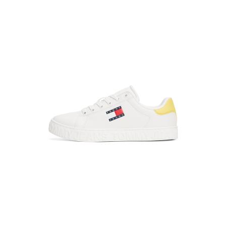 Tommy Jeans Tommy Jeans Sneakers laag Essential geel / wit