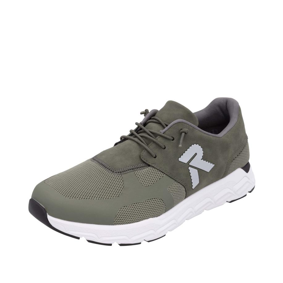 Rieker Sport Rieker Sport Sneakers laag lichtgrijs / jade groen -