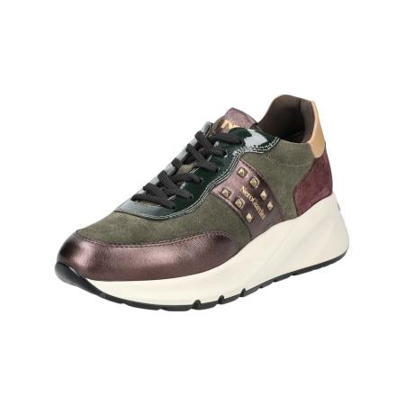 Nero Giardini Nero Giardini Sneakers laag goud / rose-goud / donkergroen