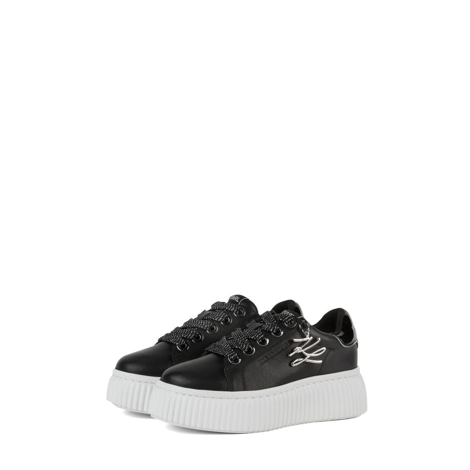 Karl Lagerfeld Karl Lagerfeld Sneakers laag zwart / zilver -