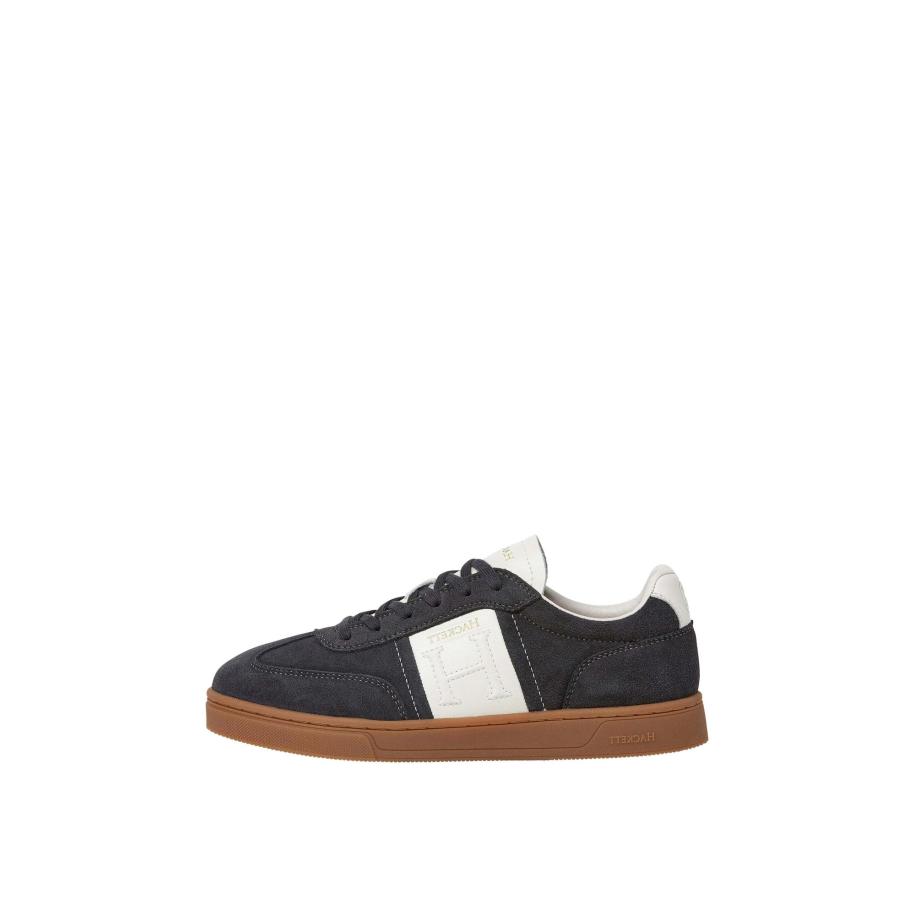 Hackett London Hackett London Sneakers laag Harper League donkergrijs / wit -