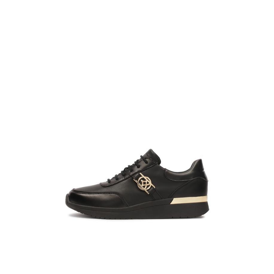 Kazar Kazar Sneakers laag goud / zwart -