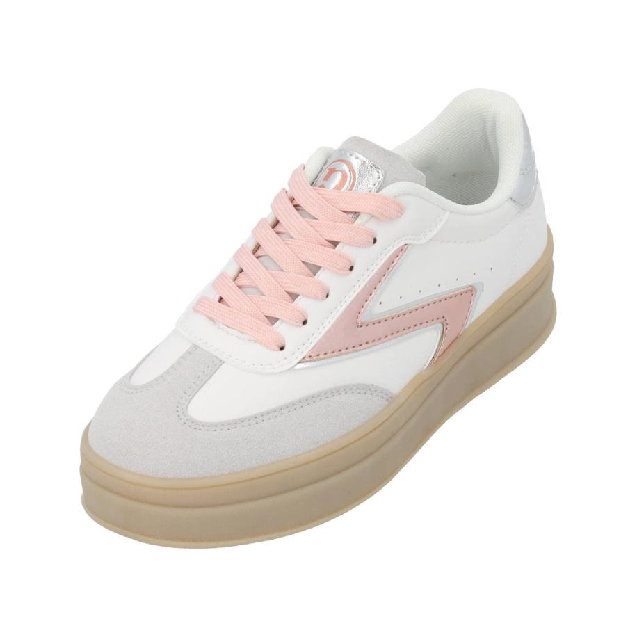 Palado Palado Sneakers laag Valcis lichtgrijs / rosa / wit -