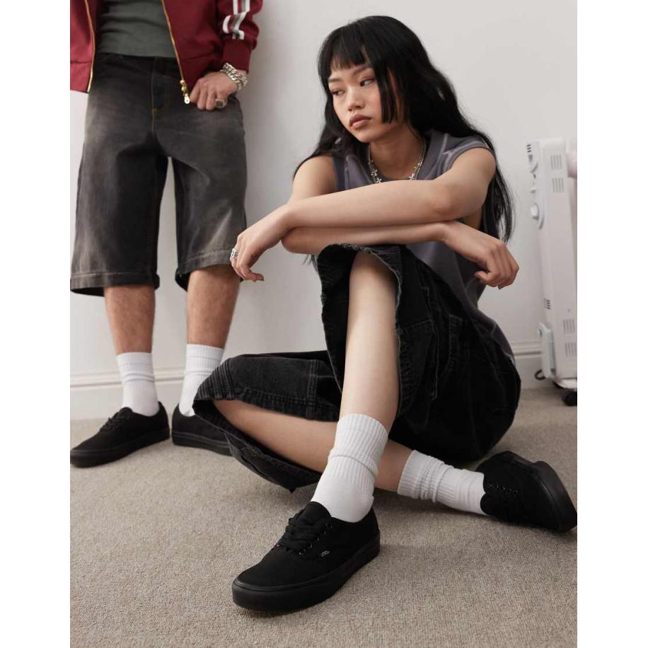 Vans Authentic - Sneakers in drie tinten zwart Zwart