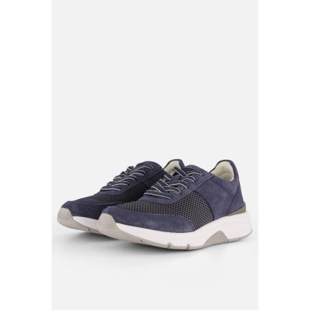 Gabor Rollingsoft Sneakers blauw Leer