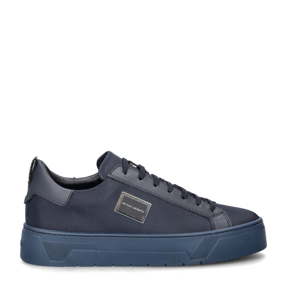 Antony Morato Metal Bold lage sneakers Blauw 477336 Blauw