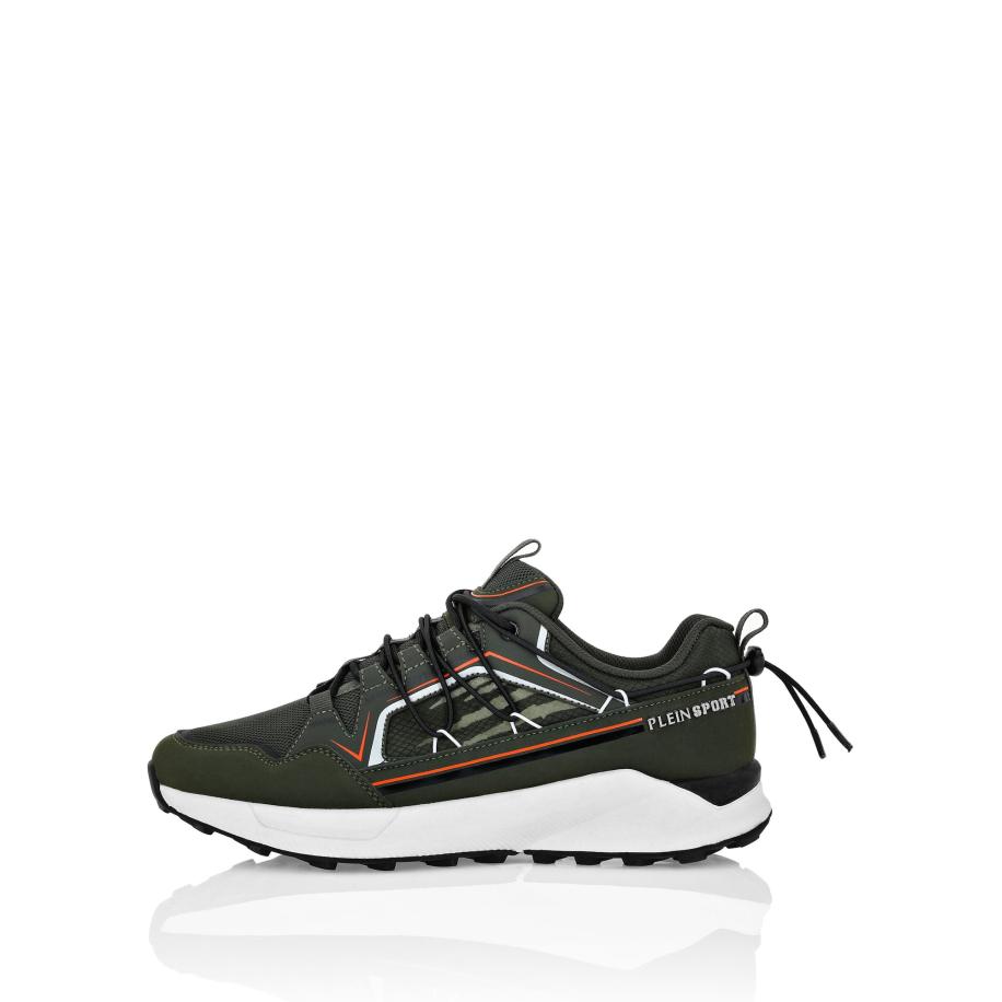 Plein Sport Plein Sport Sneakers laag kaki / rood / wit -