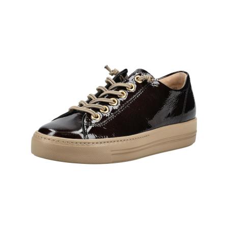 Paul Green Sneakers laag donkerbruin