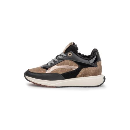 Floris van Bommel Floris van Bommel Sneakers laag Suvi 02 bruin / goud / zwart