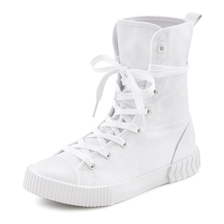 Lascana LASCANA Sneakers hoog wit -