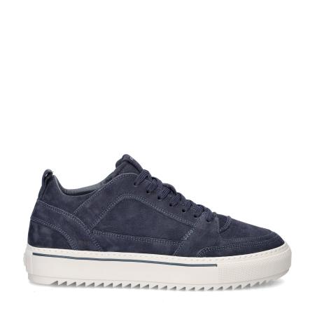Rehab Creon Nubuck lage sneakers Blauw 494224