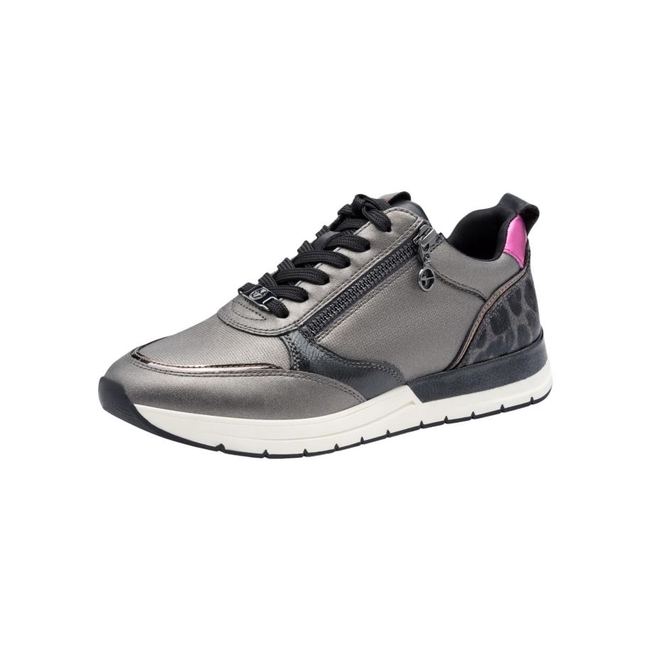 Tamaris Sneakers laag antraciet / zilver Zilver