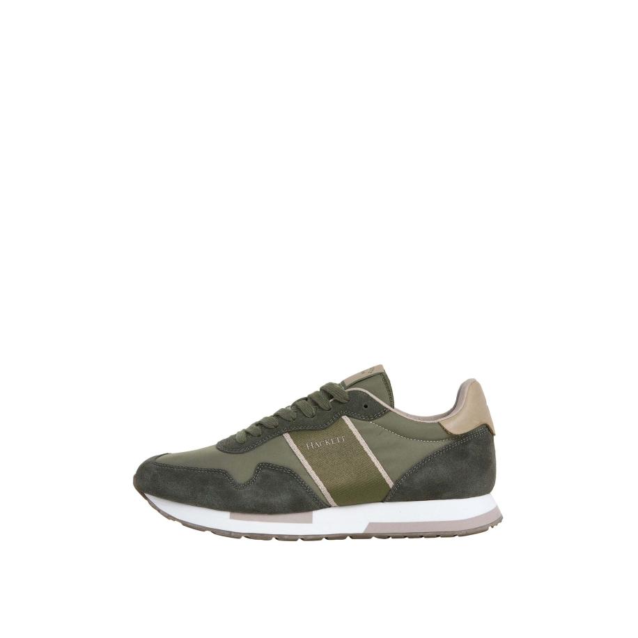 Hackett London Hackett London Sneakers laag Keston Heritage groen / spar / wit -