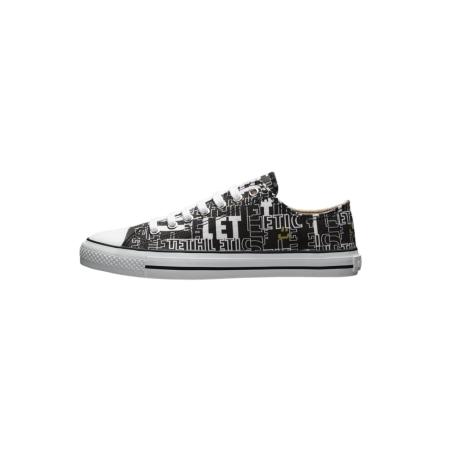 Ethletic Ethletic Sneakers laag zwart gemêleerd / wit
