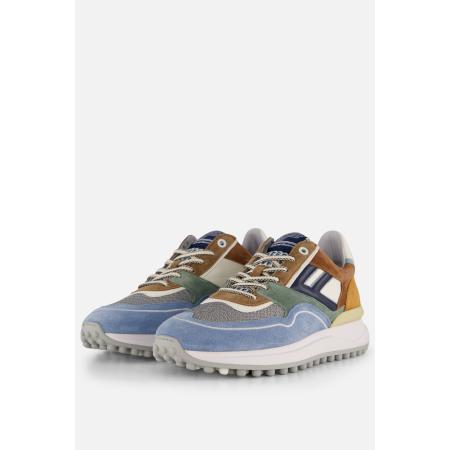 Floris van Bommel Noppi Sneakers blauw Leer