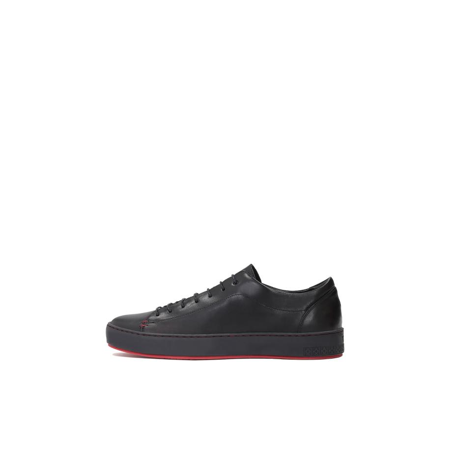Kazar Sneakers laag rood / zwart Zwart