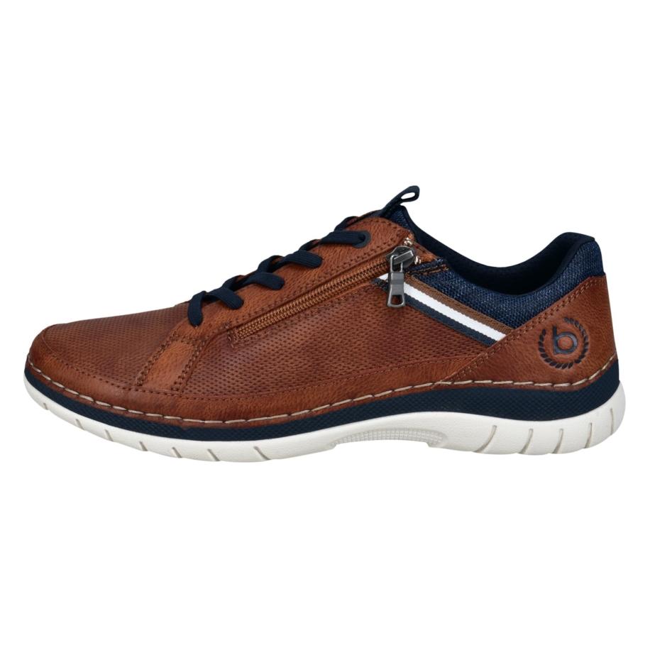 Bugatti bugatti Sneakers laag ASQ01 navy / cognac -