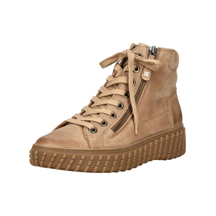 Paul Green Paul Green Sneakers hoog bruin -