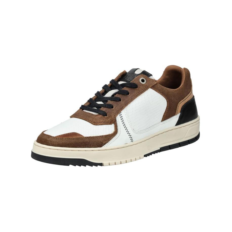 Bullboxer BULLBOXER Sneakers laag donkerbruin / zwart / wit -