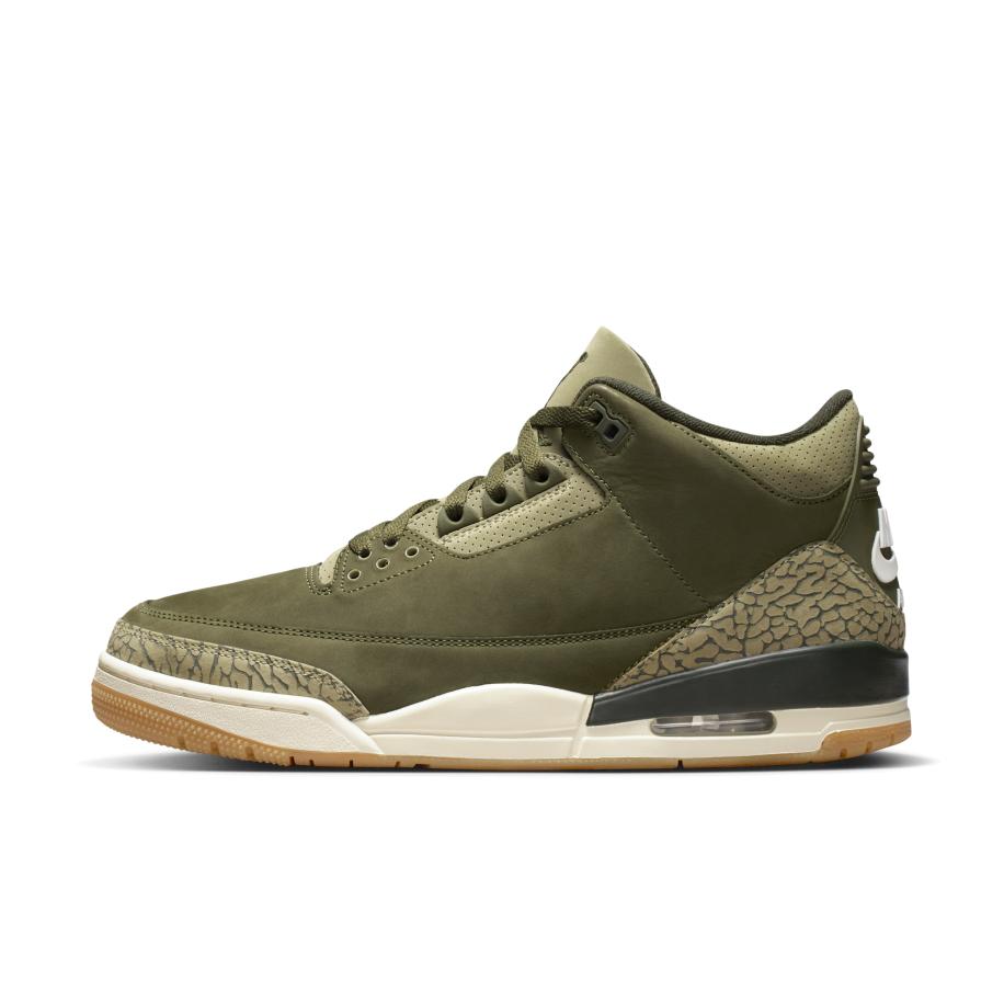 Air Jordan 3 Retro 'Medium Olive' herenschoenen - Groen Groen