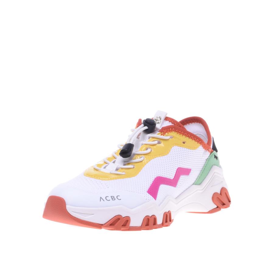 Baldinini BALDININI Sneakers laag donkergeel / mintgroen / donkerroze / wit -