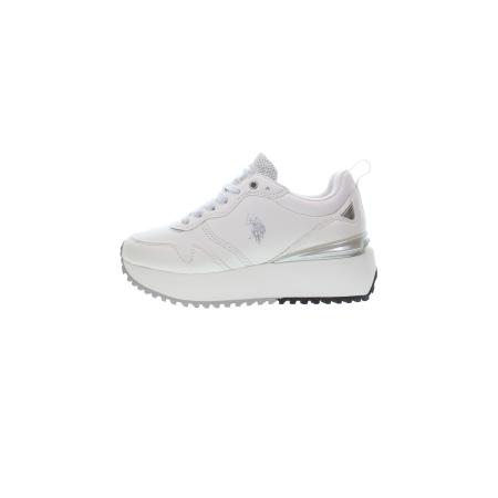 U.S. Polo Assn. U.S. POLO ASSN. Sneakers laag zilver / wit