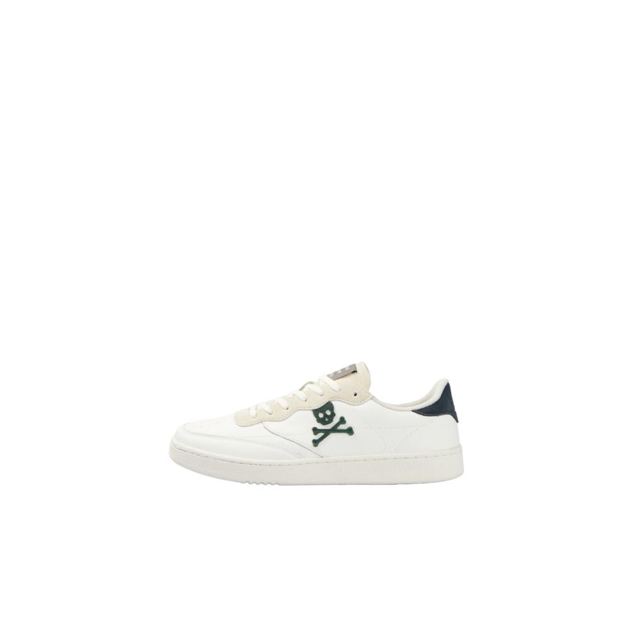 ScalperS Scalpers Sneakers laag Ford lichtbeige / donkergroen / zwart / offwhite -