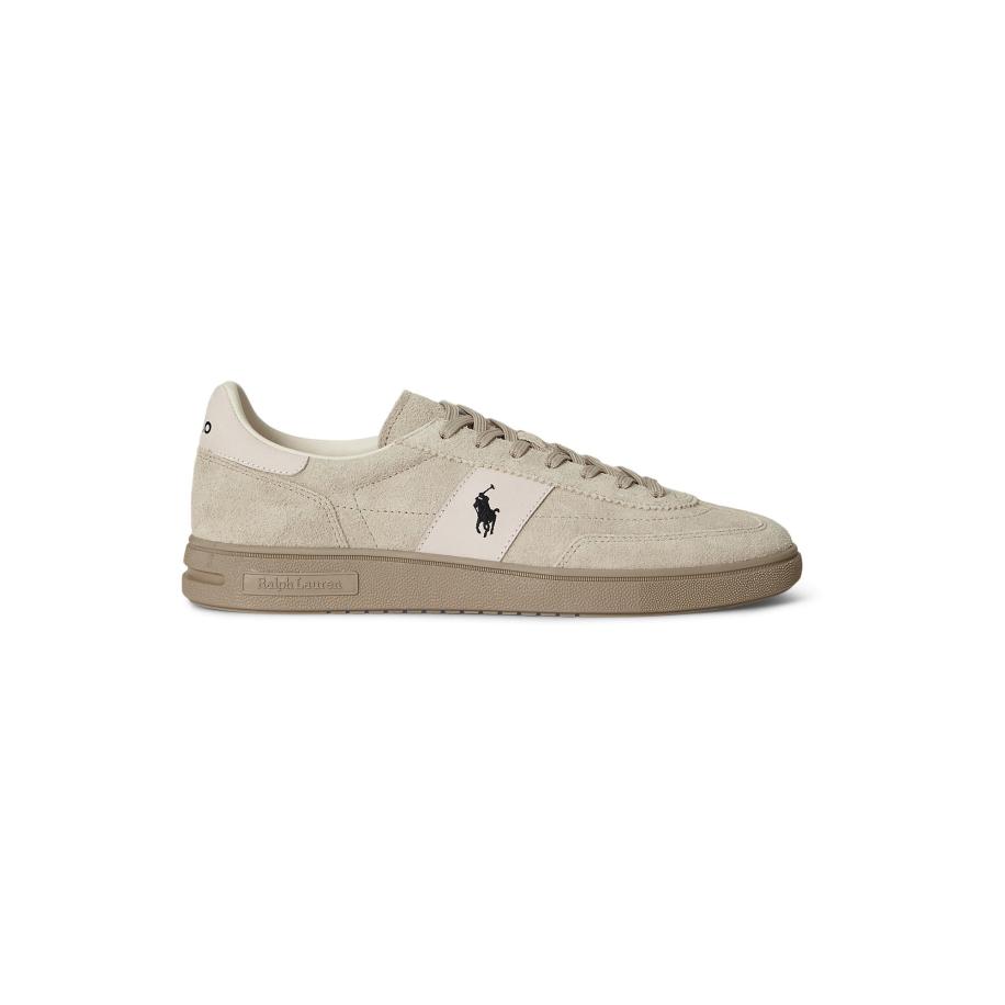 Polo Ralph Lauren Polo Ralph Lauren Sneakers laag BEDFORD crème / taupe / zwart Bruin