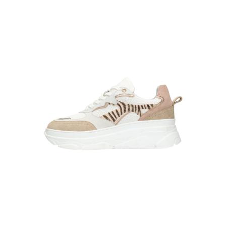 PS Poelman PS Poelman Sneakers laag Jana donkerbeige / wit