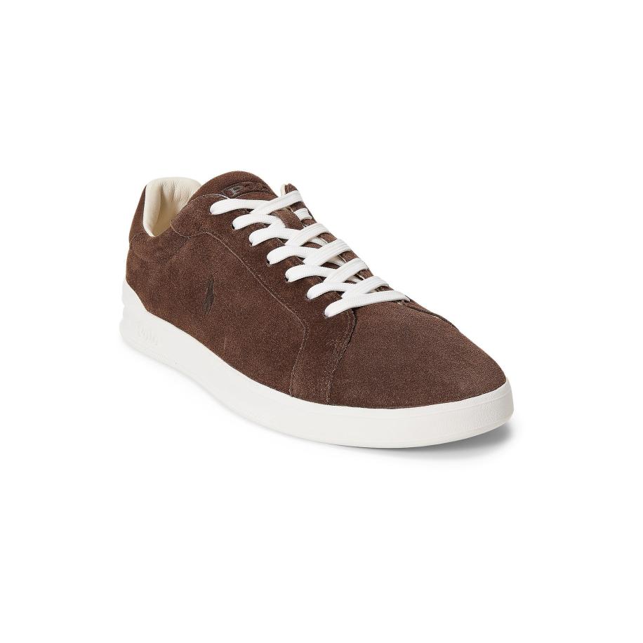 Polo Ralph Lauren Sneakers laag HRT CRT II chocoladebruin Bruin
