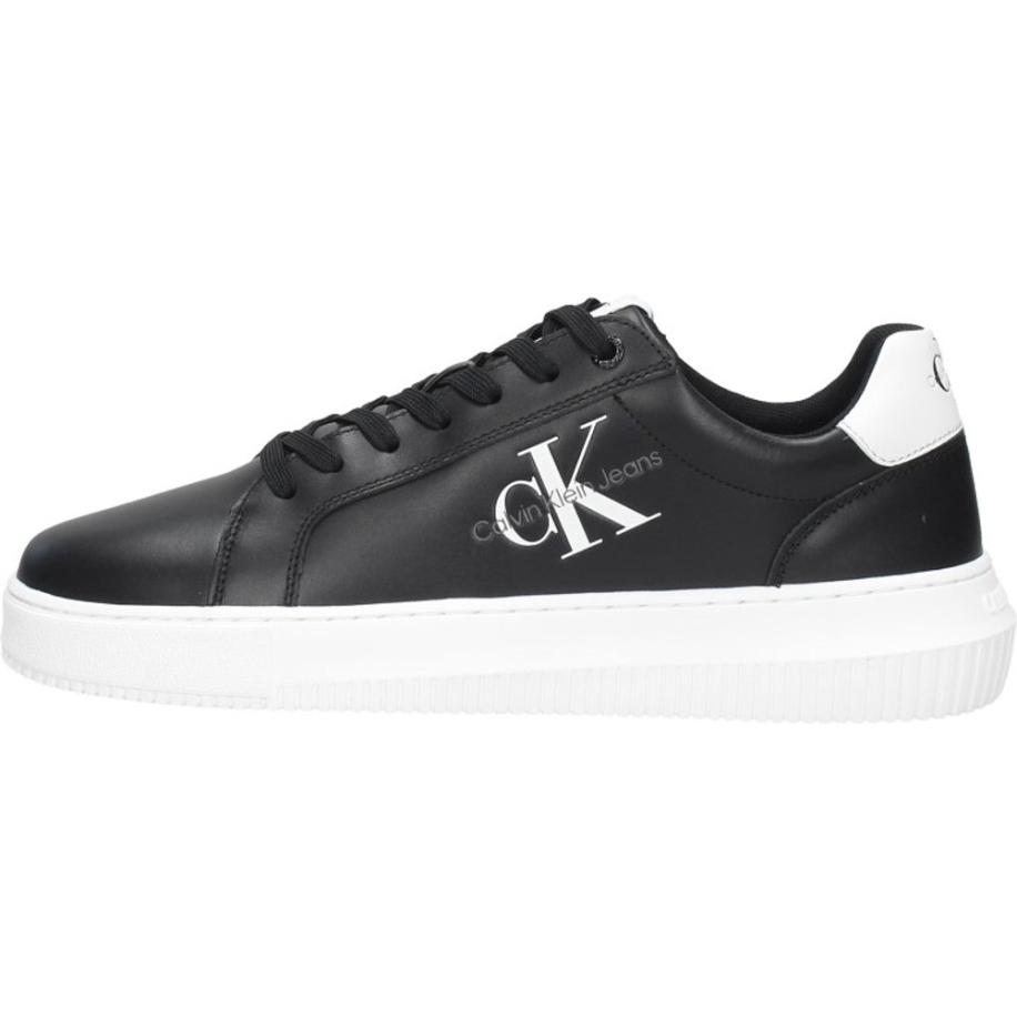 Calvin Klein - Chunky Cupsole Mono Lth Zwart