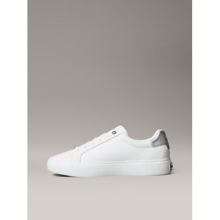 Calvin Klein Calvin Klein Sneakers laag zilver / wit