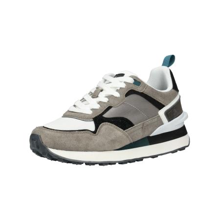 Bullboxer BULLBOXER Sneakers laag stone grey / petrol / zwart / wit