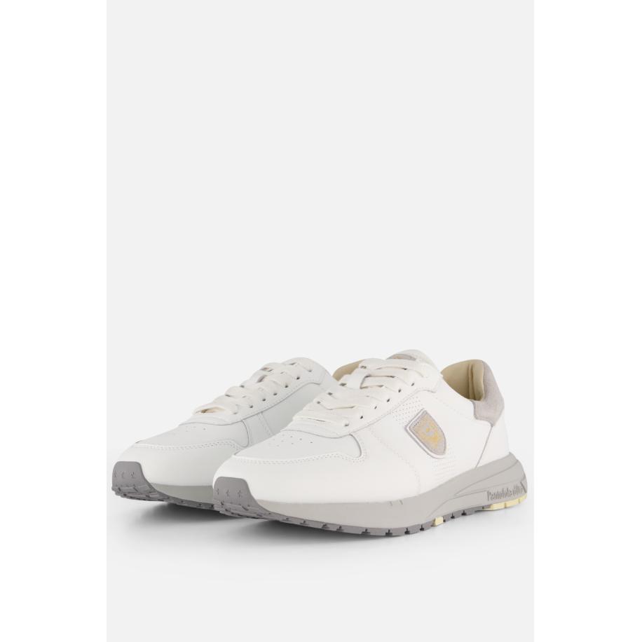 Pantofola d'Oro Arma Sneakers wit Suede Wit