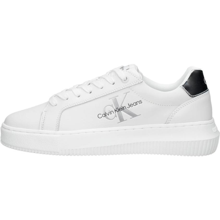 Calvin Klein - Chunky Cupsole Mono Lth Wn Wit