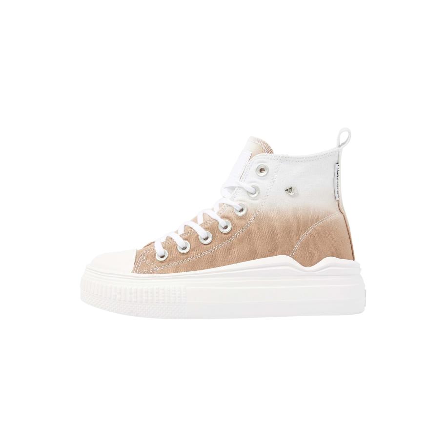 British Knights BRITISH KNIGHTS Sneakers hoog KAYA FLOW MID bruin / wit -