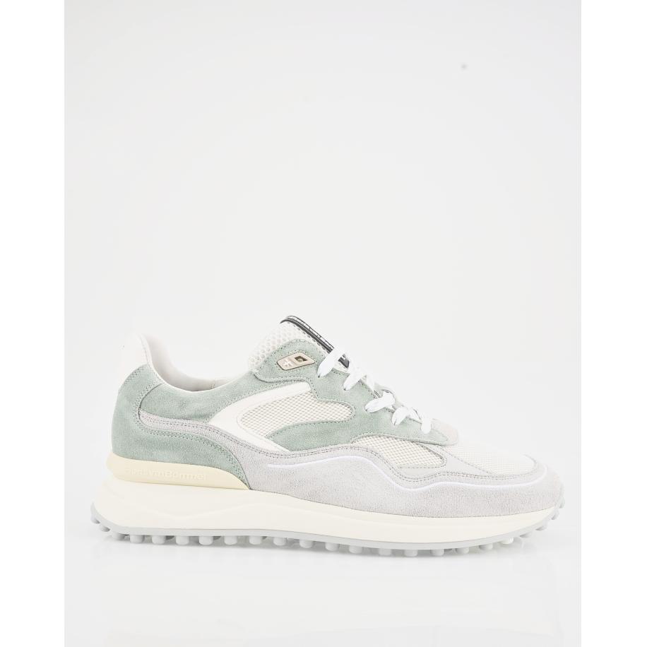 Floris van Bommel Sneakers laag Noppi 18 beige / grijs / donkergroen / sering Groen
