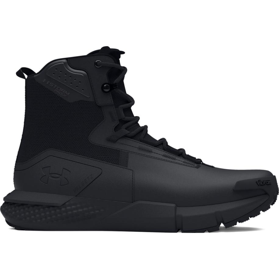 Under Armour Valsetz Waterproof Zip Tactical herenlaarzen Zwart / Zwart / Jet Grijs 41 Zwart