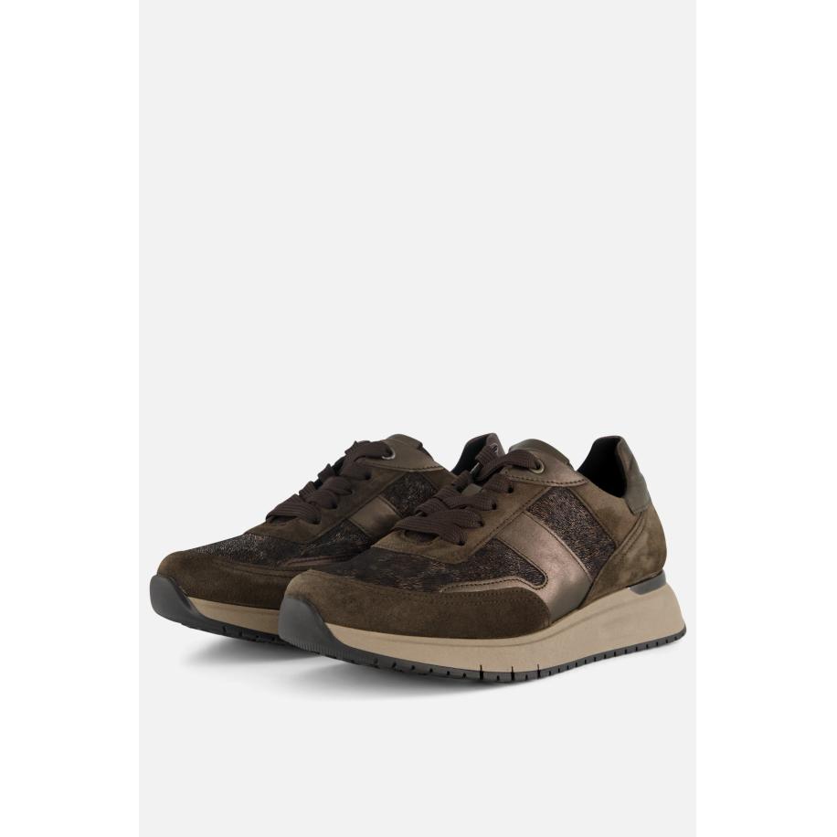Gabor Sneakers bruin Suede Bruin