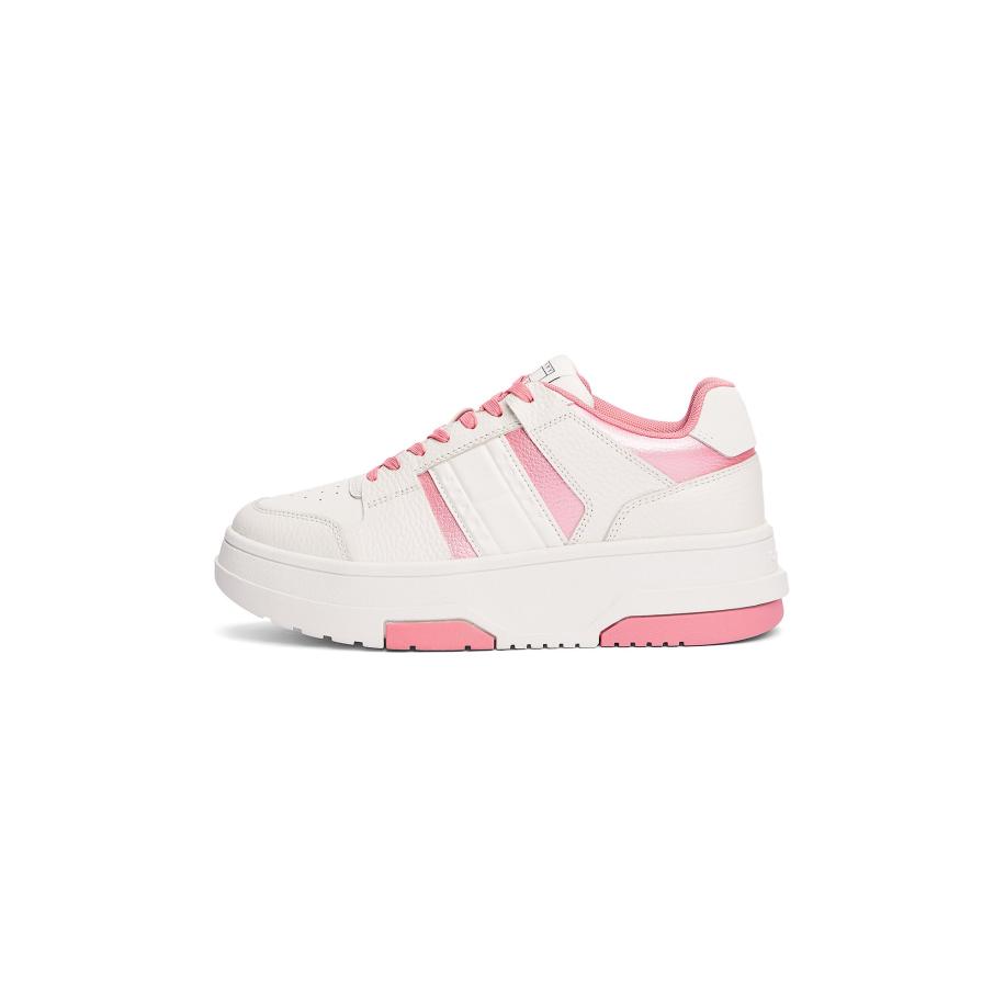 Tommy Jeans Tommy Jeans Sneakers laag The Brooklyn pink / wit -