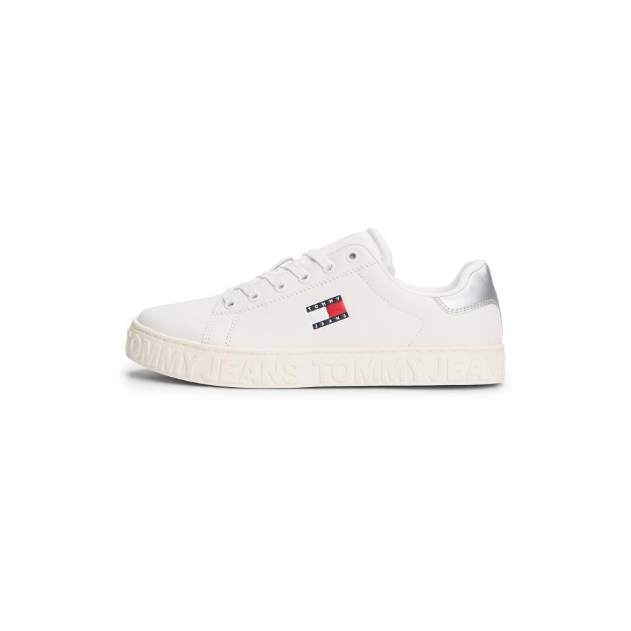 Tommy Jeans Tommy Jeans Sneakers laag Essential ecru / zilver -
